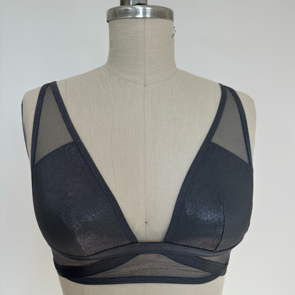 Shimmer sports bra.